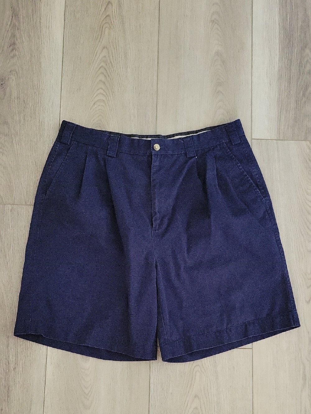 Ashworth Golf Navy Flat-Front Men's Shorts